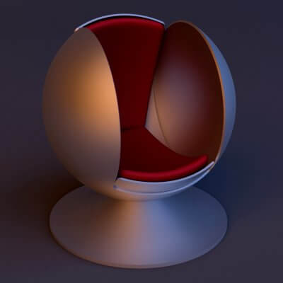 Spherical Scifi Lounge Chair