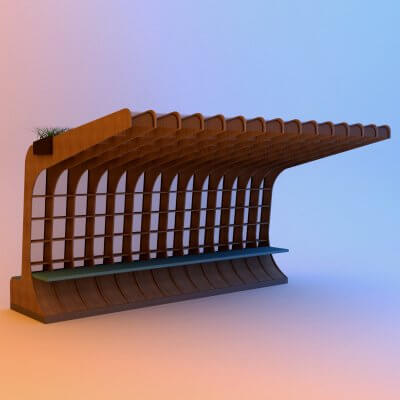 Urban Parametric Design of Modular Bus Stop