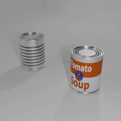 Tin Can Simple Label
