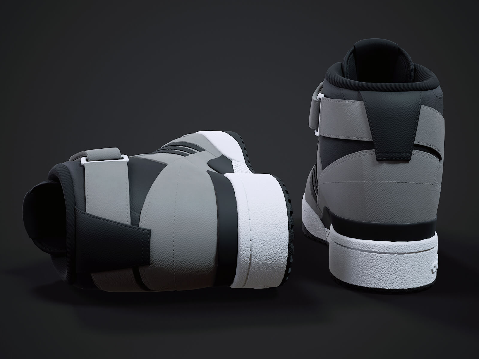 Adidas Forum Sneaker PBR Model 4 by manacards