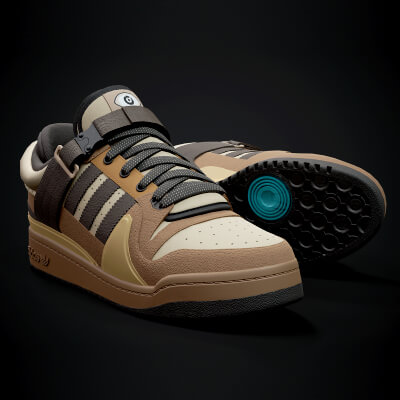 adidas Forum x Bad Bunny PBR Model