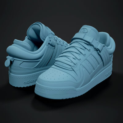 adidas Forum x Bad Bunny Sneaker 3D Printable