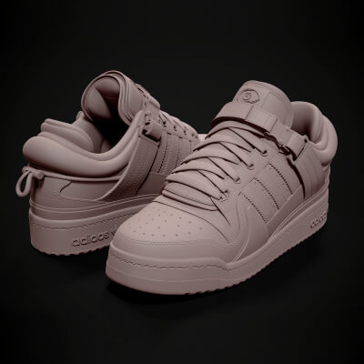 Adidas Forum x Bad Bunny V2 3D Printable