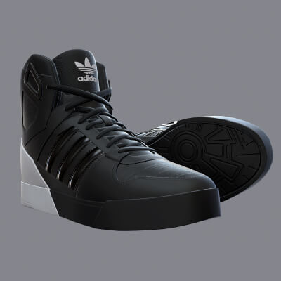 Adidas Zestra High-Top Sneakers PBR Model 2