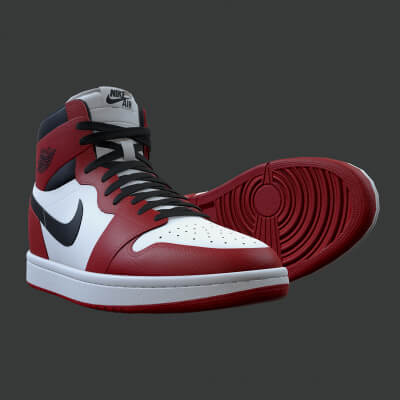 Air Jordan 1 Retro Sneaker PBR Model 1