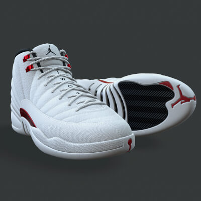 Air Jordan 12 Retro Sneaker PBR Model 2