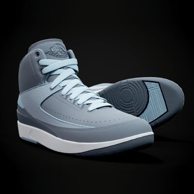 Air Jordan 2 Retro Sneaker PBR Model 4