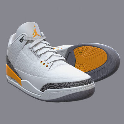 Air Jordan 3-Retro Sneaker PBR Model 1