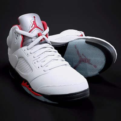 Air Jordan 5-Retro Sneaker PBR Model 3