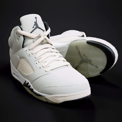 Air Jordan 5-Retro Sneaker PBR Model 4