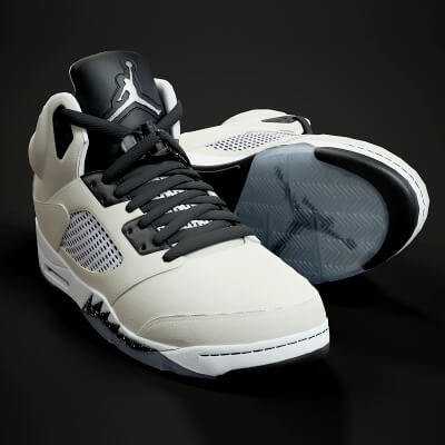 Air Jordan 5-Retro Sneaker PBR Model 5