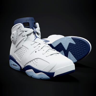 Air Jordan 6-Retro Sneaker PBR Model 1