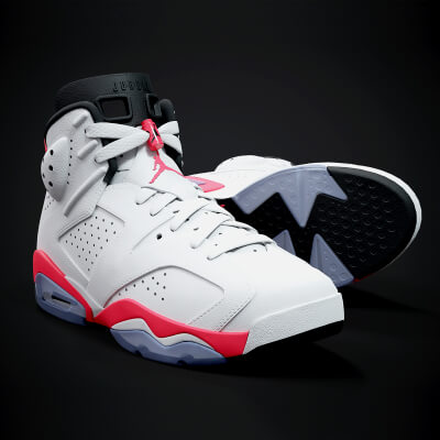 Air Jordan 6-Retro Sneaker PBR Model 3