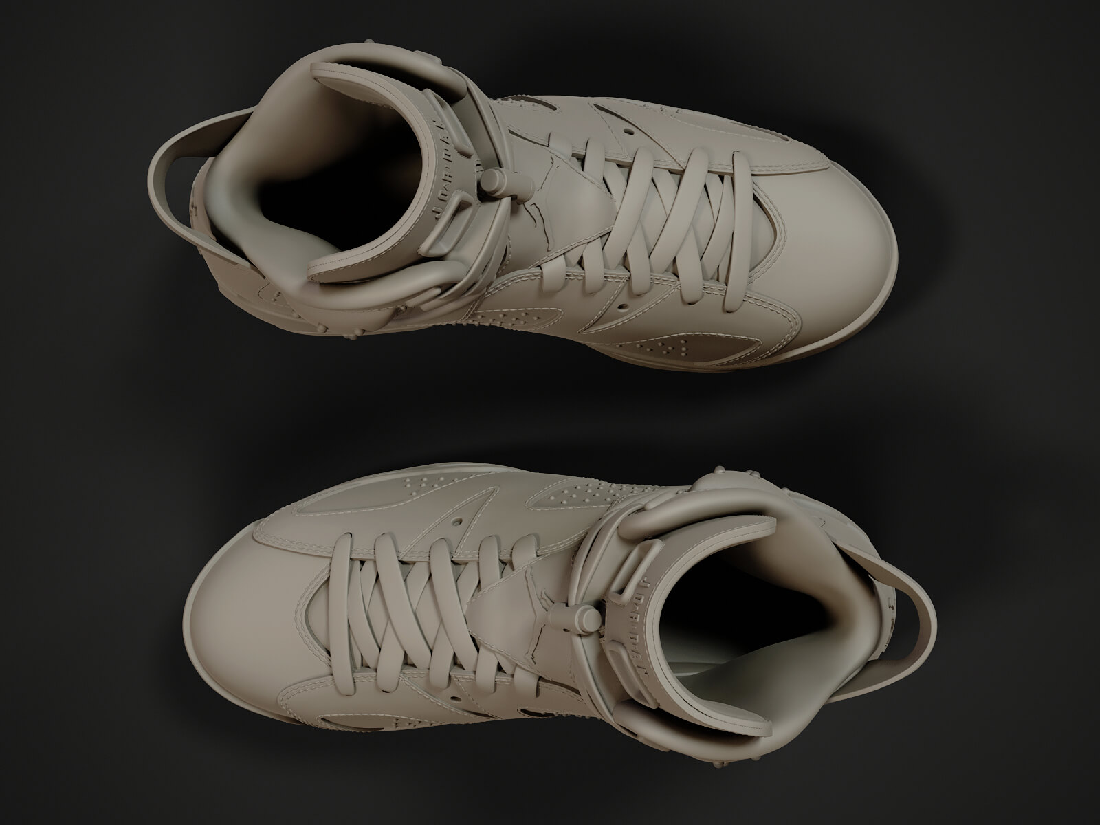 Air Jordan 6-Retro Sneaker_v2-3D Printable 3D Model by manacards