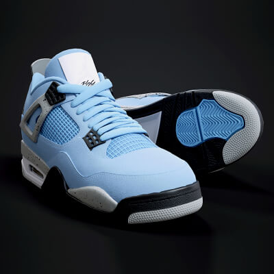Air Jordan4-Retro Sneaker-V2 PBR Model 2