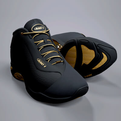 And1 Tai-Chi Sneaker PBR Model 2