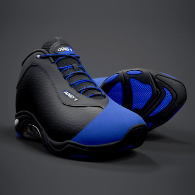 AND1 Tai-Chi Sneaker PBR Model 4