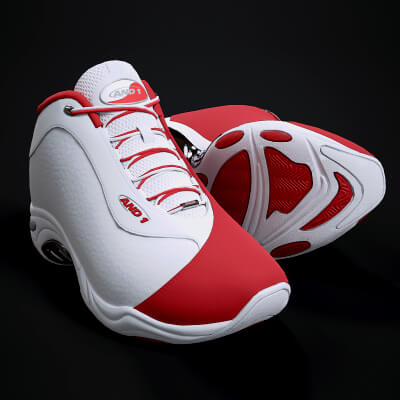 AND1 Tai Chi Sneaker PBR Model 1