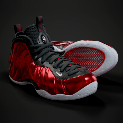 Nike Air Foamposite-1 Sneaker PBR Model 5