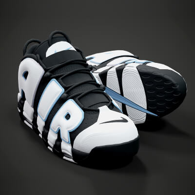 Nike Air More Uptempo96 Sneaker PBR Model 3