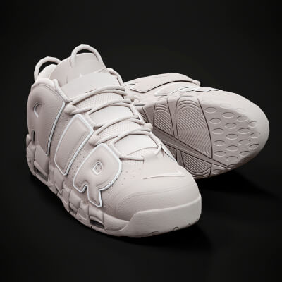 Nike Air More Uptempo96 Sneaker PBR Model 4