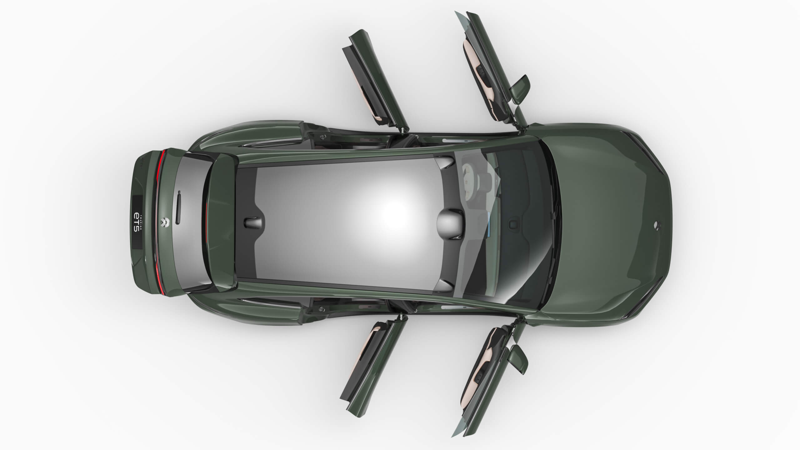 2024 Nio ET5 Touring With Interior - 3D Model by MantangCG