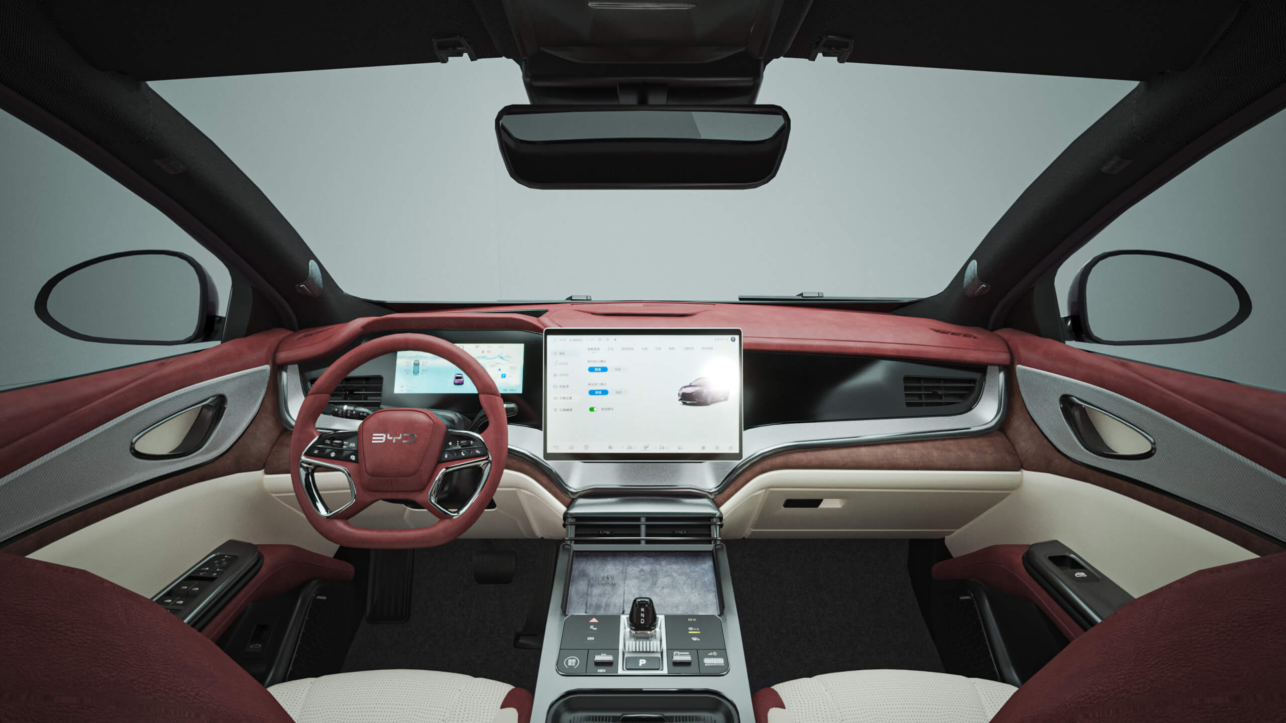 2025 BYD Seal 07 DM-I With Interior 3D Model by MantangCG