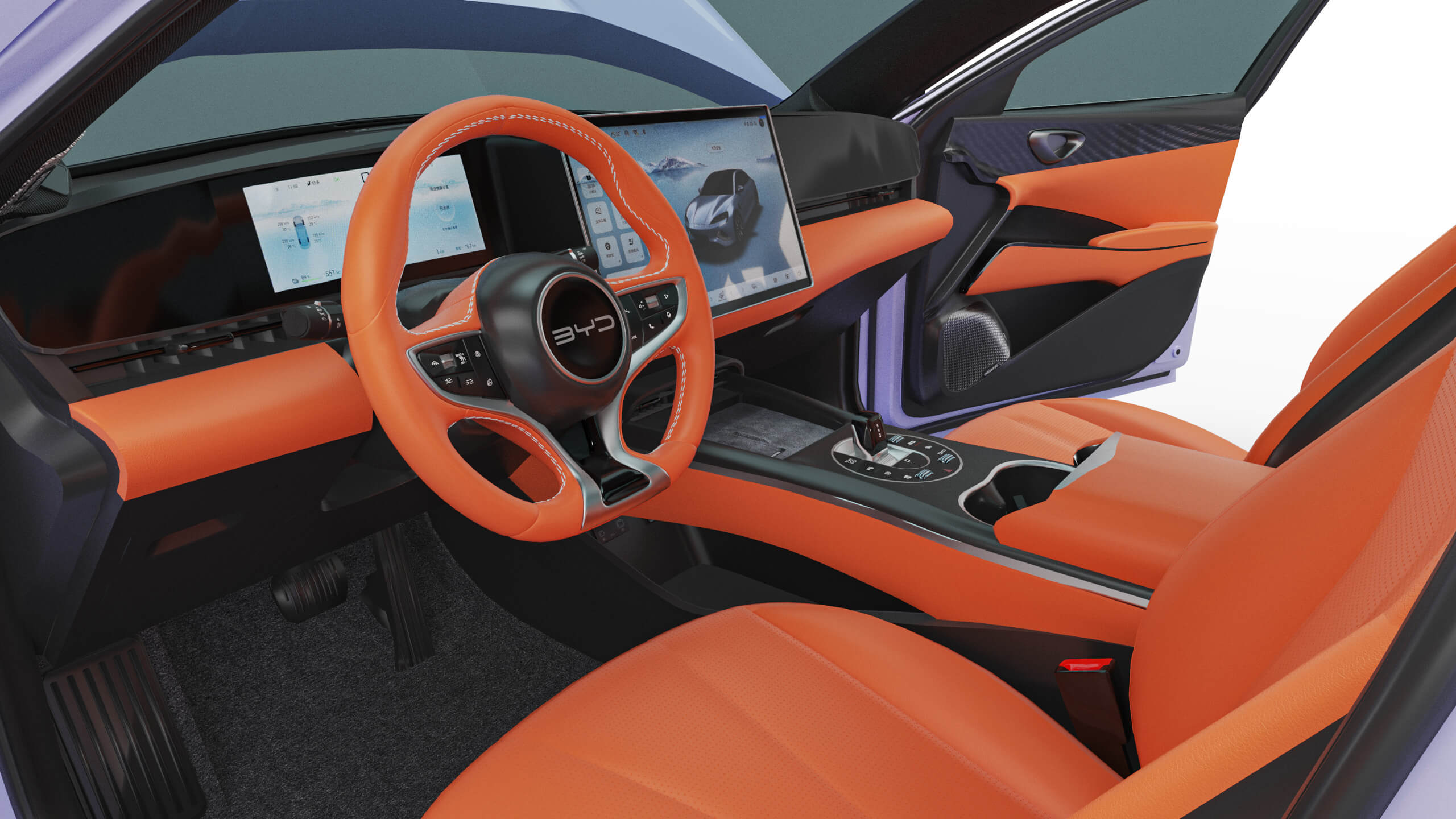 2025 BYD Seal With Interior - 3D Model by MantangCG