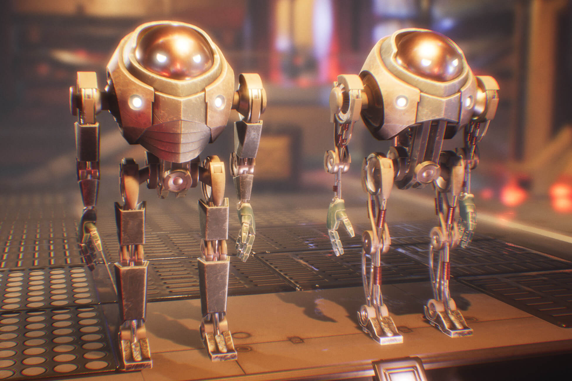 Alien Robot 3D Model by Marcelo Barrio