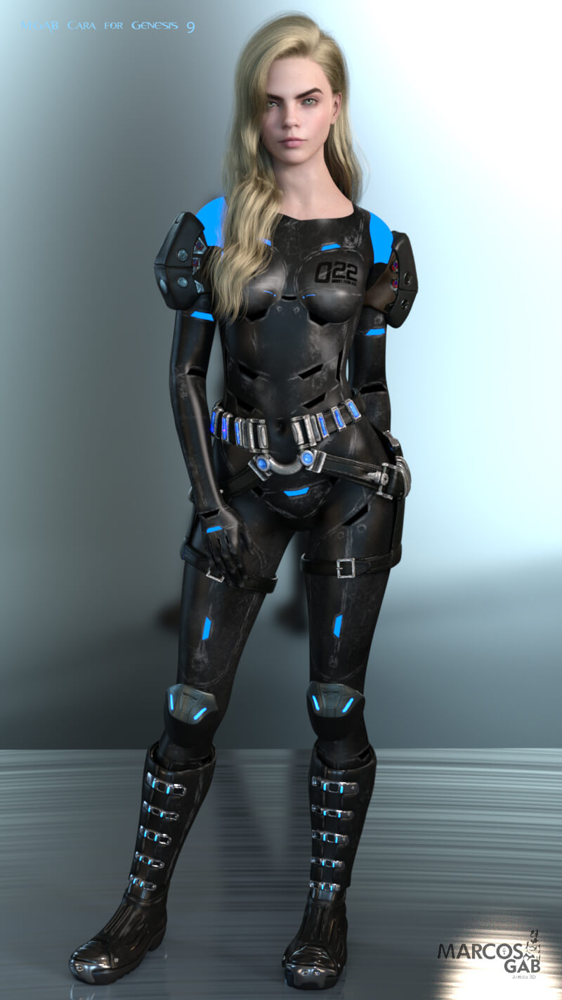 MGAB Cara for Genesis 9 - Daz Content by MarcosGAB