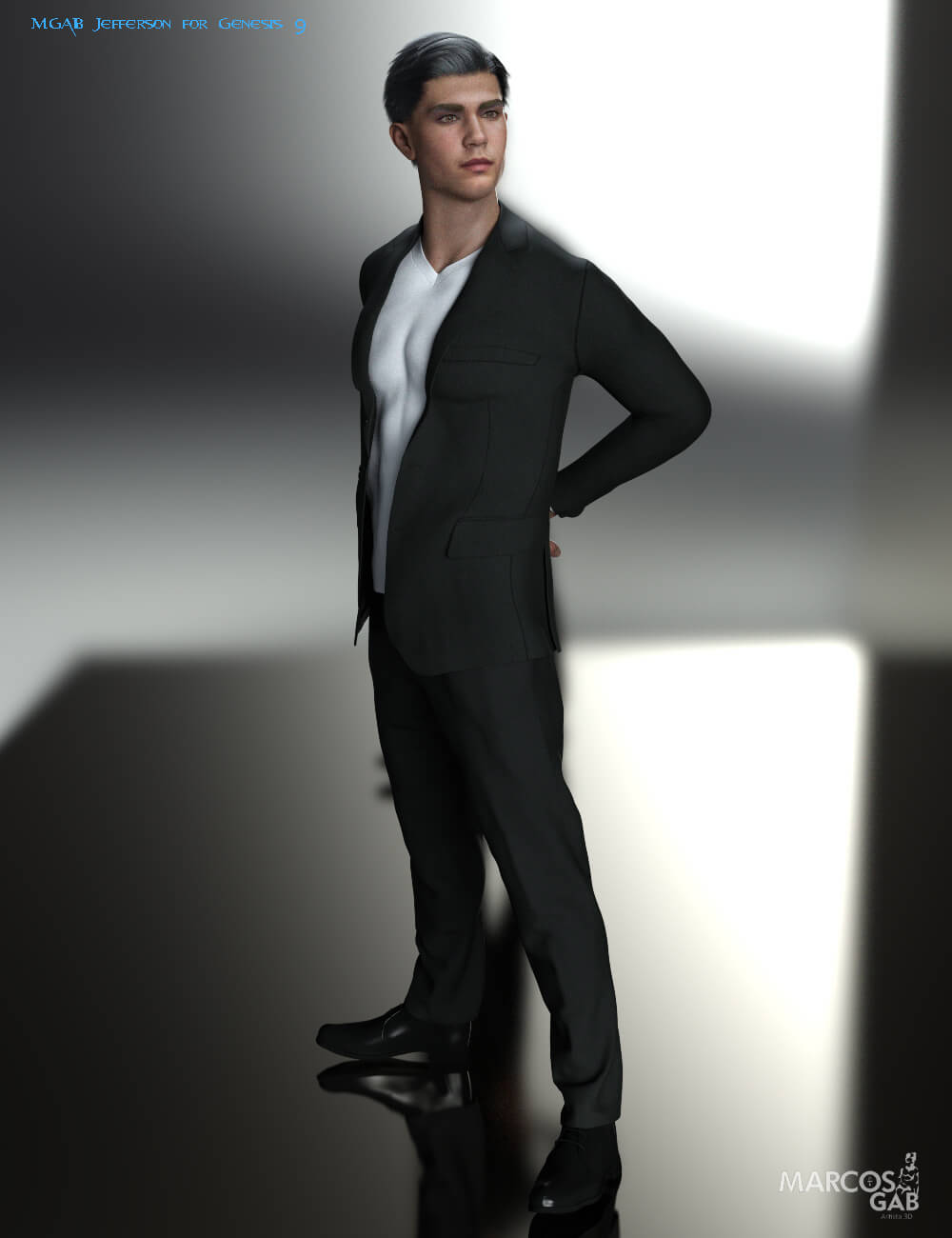 MGAB Jefferson for Genesis 9 - Daz Content by MarcosGAB