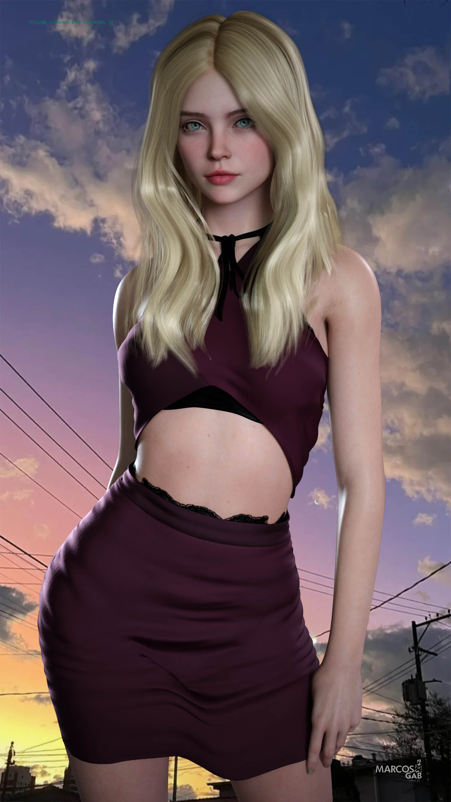 MGAB London for Genesis 9 Daz Content by MarcosGAB