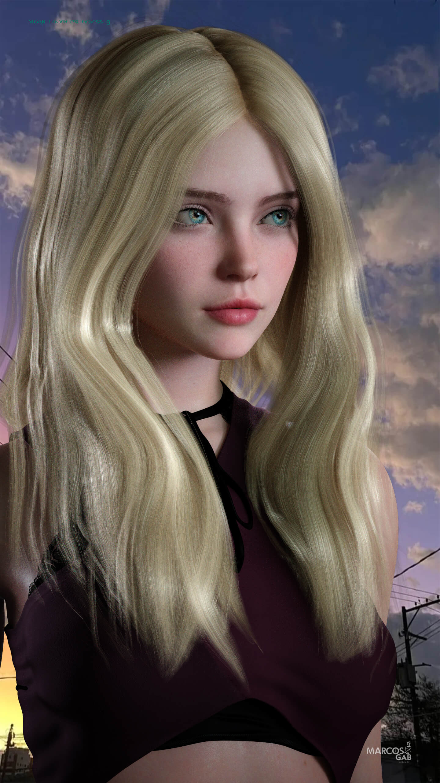 MGAB London for Genesis 9 Daz Content by MarcosGAB