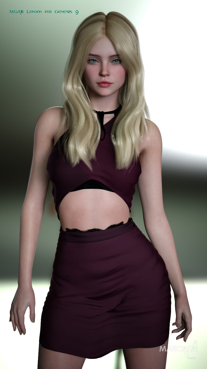 MGAB London for Genesis 9 Daz Content by MarcosGAB