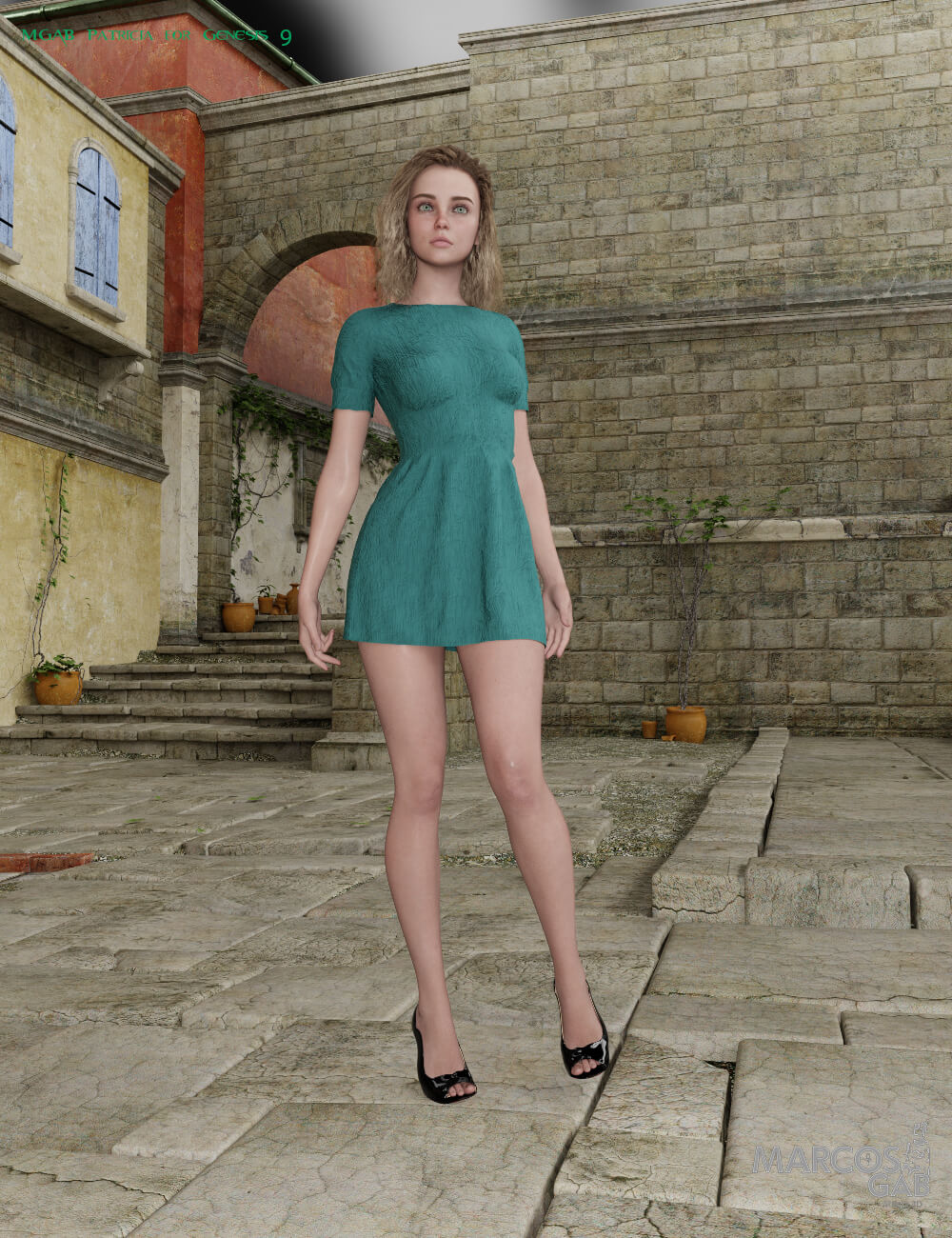MGAB Patricia for Genesis 9 - Daz Content by MarcosGAB