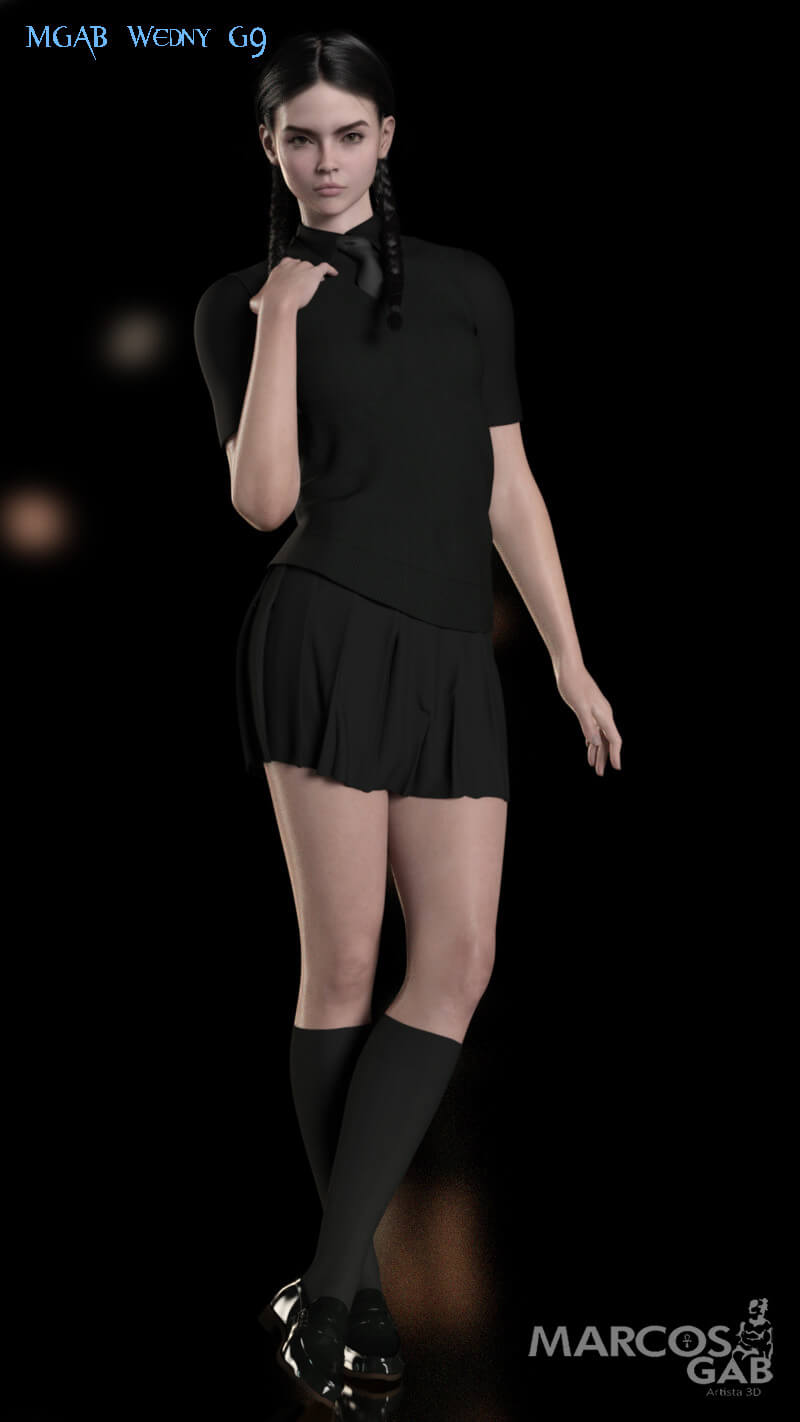 MGAB Wedny for Genesis 9 - Daz Content by MarcosGAB