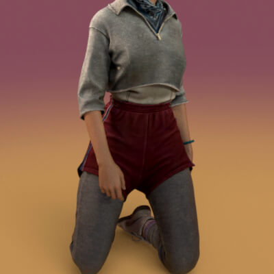 Eleven Outfit for Genesis 8 Female by marigold