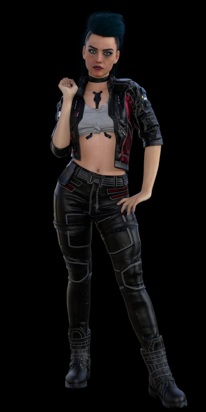 Cnp Rogue CP2077_Rogue 3D Render, Digital Art by marigold
