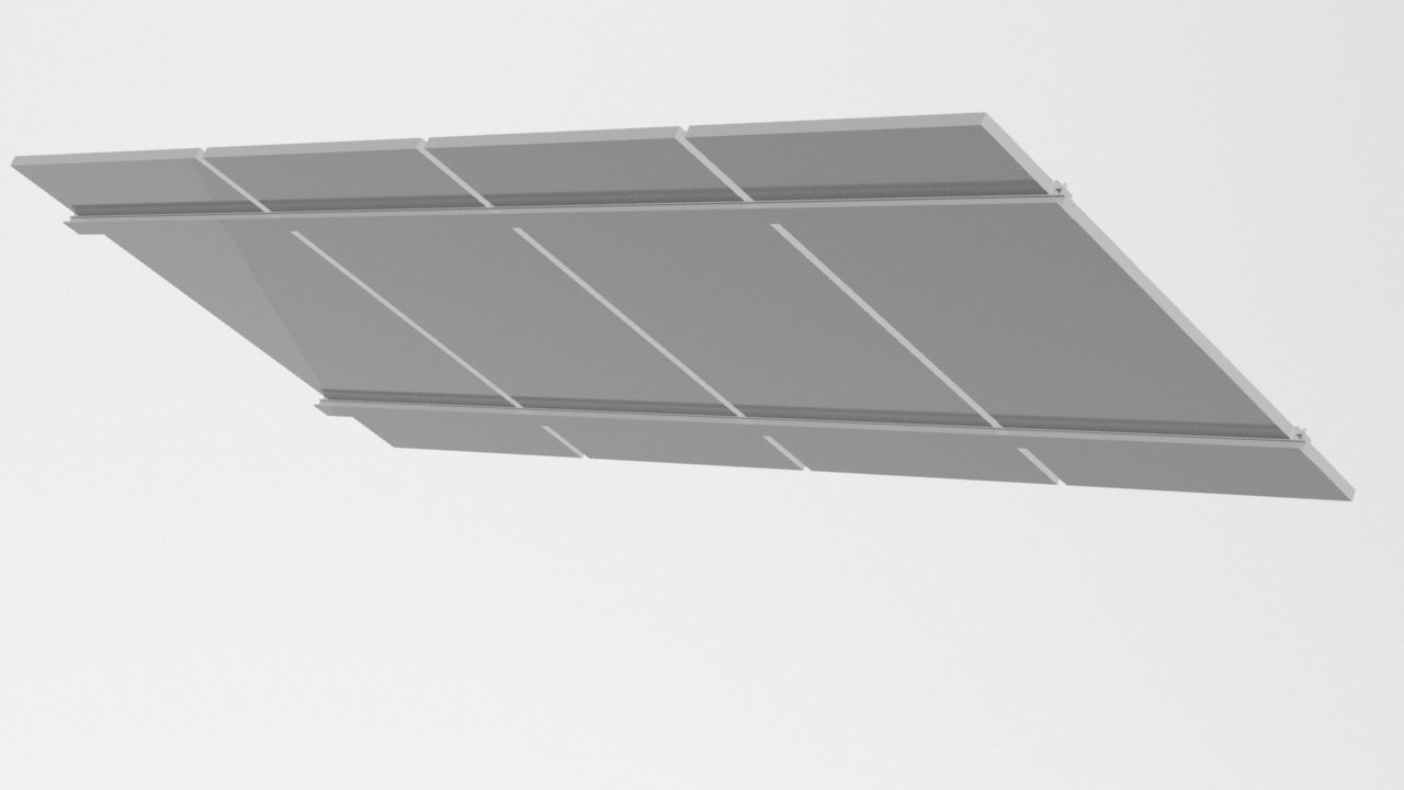 Solar Panel Roof 3D Model by Marius B