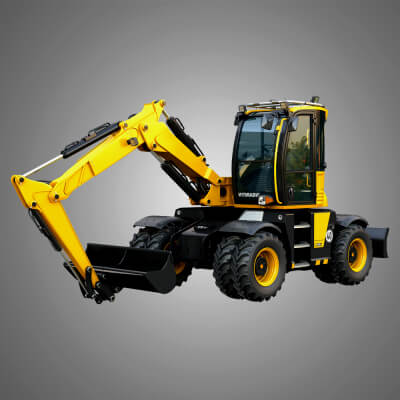 110W Hydradig Wheeled Excavator