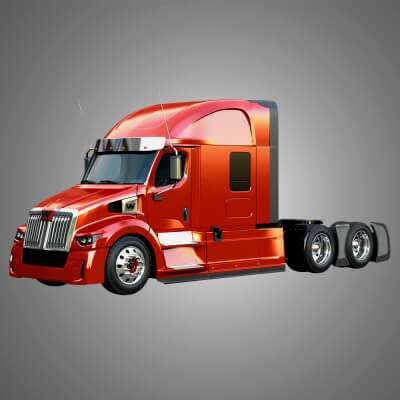 57X Semi Truck - Ultra Cab Sleeper Truck
