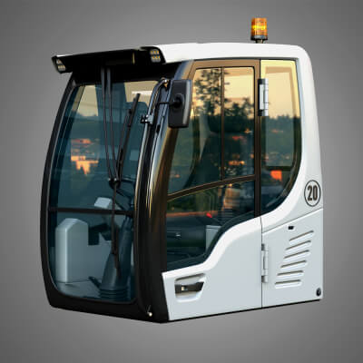 A918 Compact Litronic Excavator Cabin