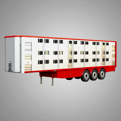 Animal Transport Trucktrailer by Markos3d