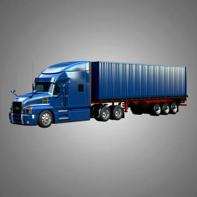 Anthem 64T With 3-Axle Container Trailer