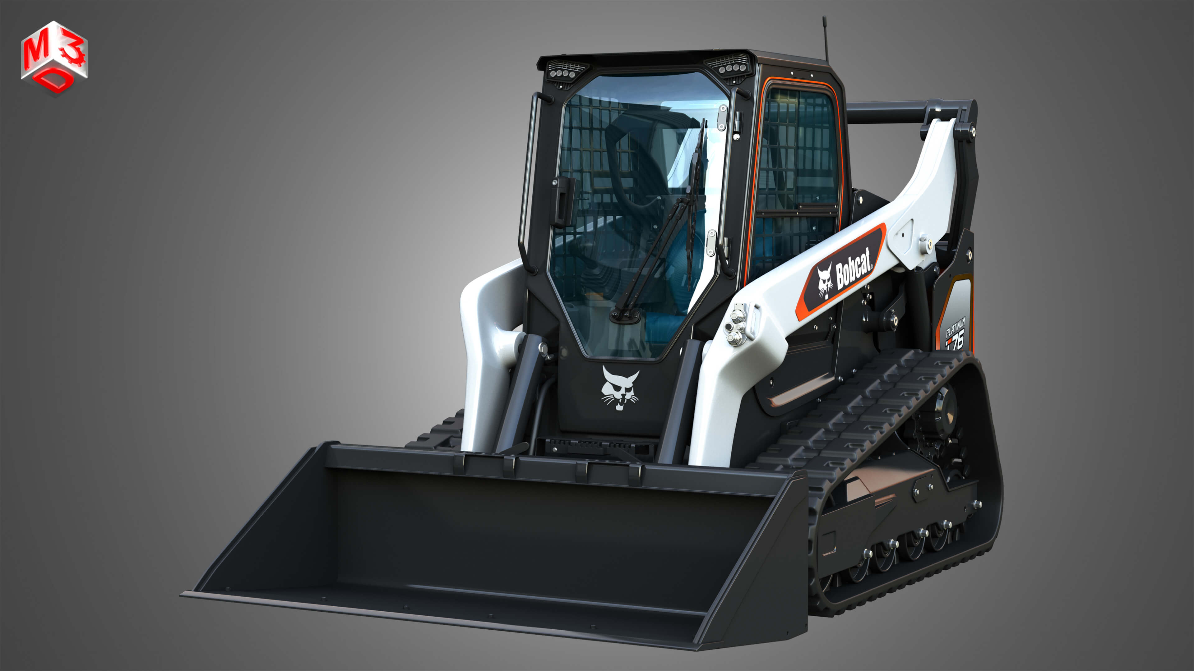Bobcat T76 Platinum Compact Track Loader - 3D Model by Markos3d