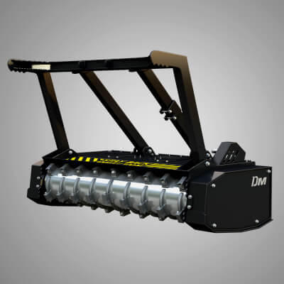 Drum Mulcher Compact Track - Skid Steer Loader Attachment