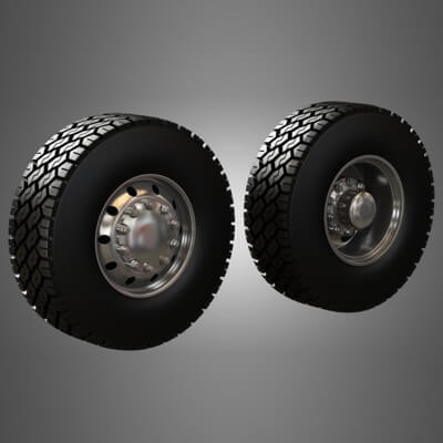 Dump Truck Tires and Wheels