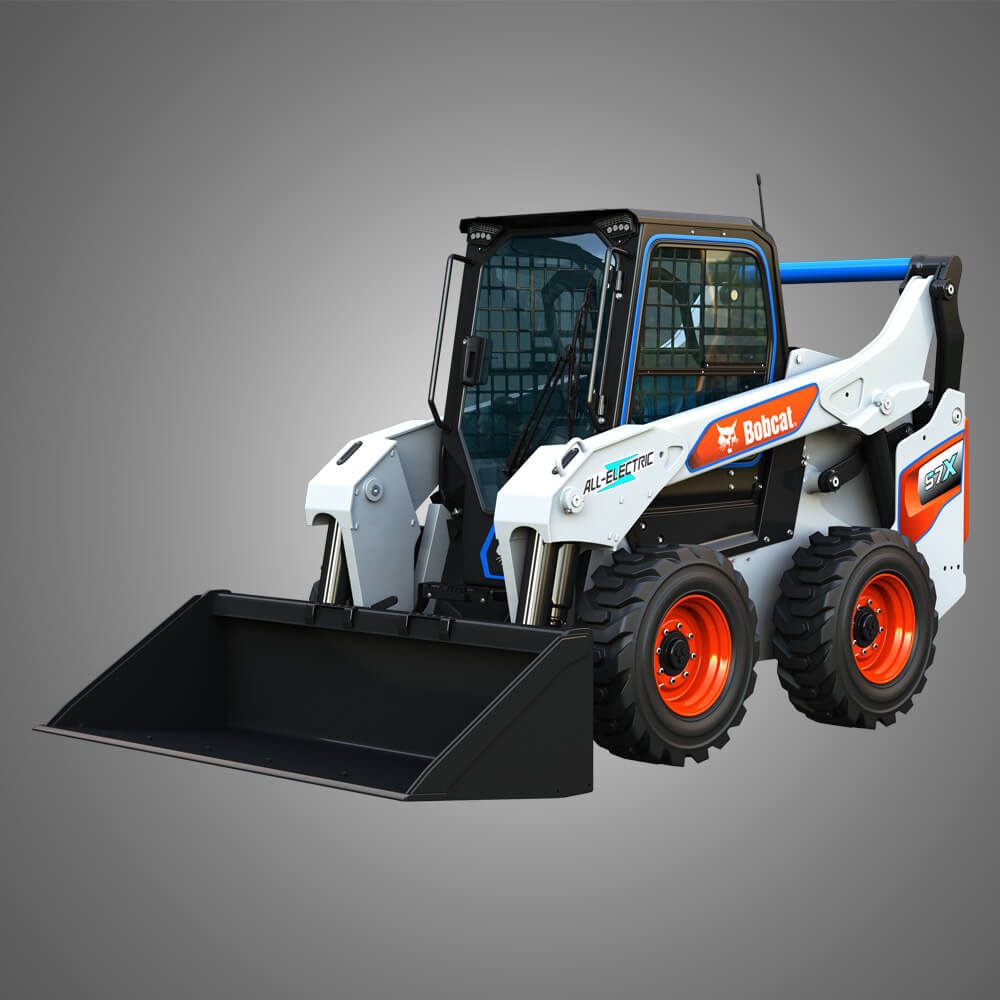 S7X AllElectric Skid Steer Loader 3D Render RenderHub Gallery
