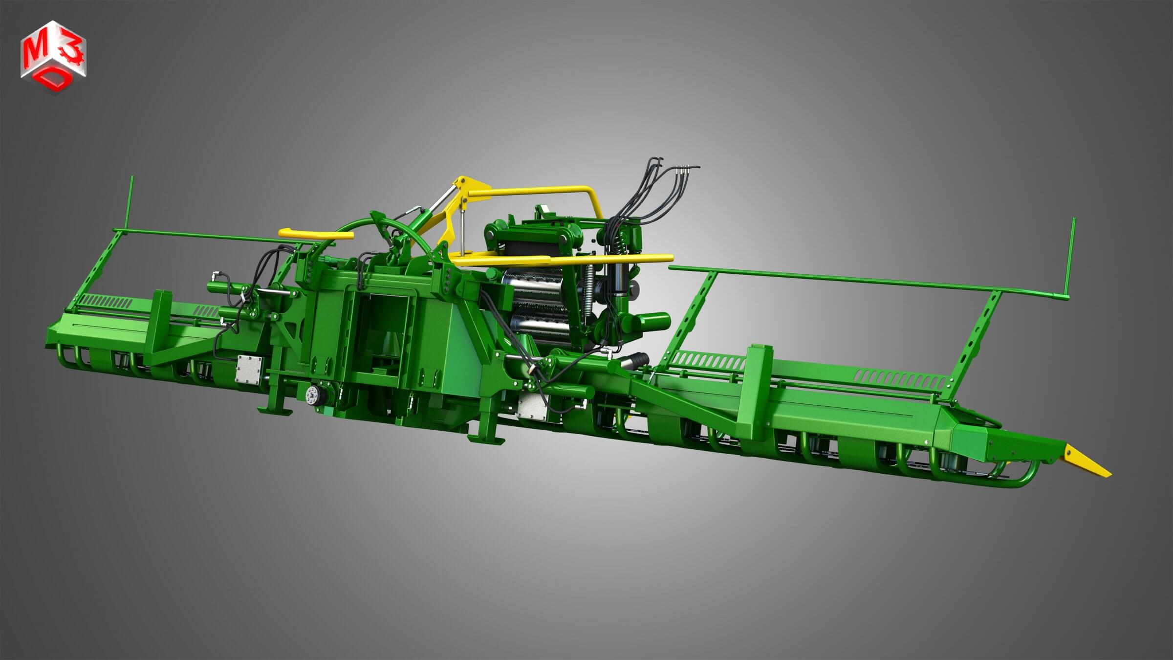 Harvester Tool 3D Model by Markos3d