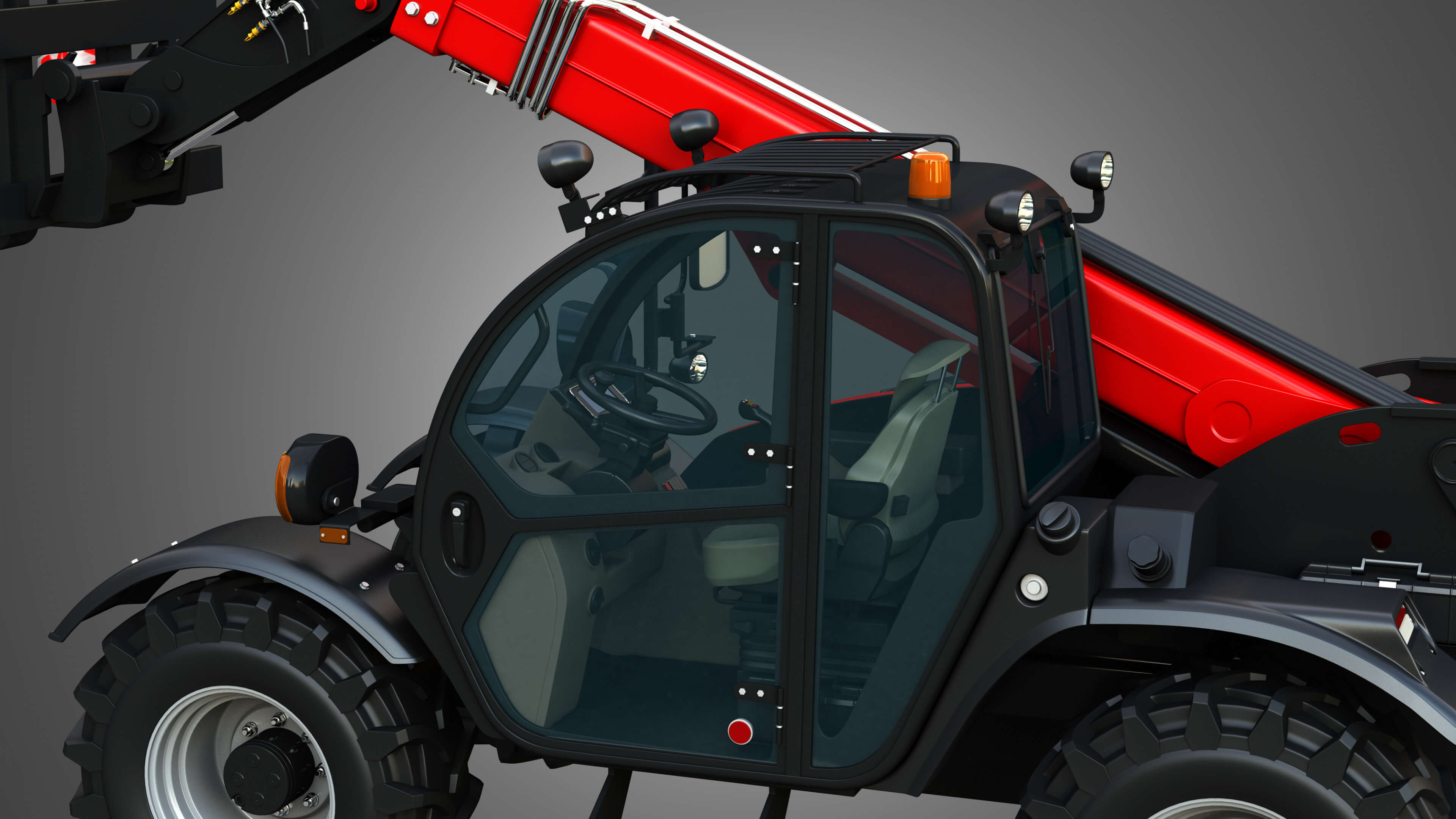 Ih 935 Farmlift Telehandler - 3D Model by Markos3d